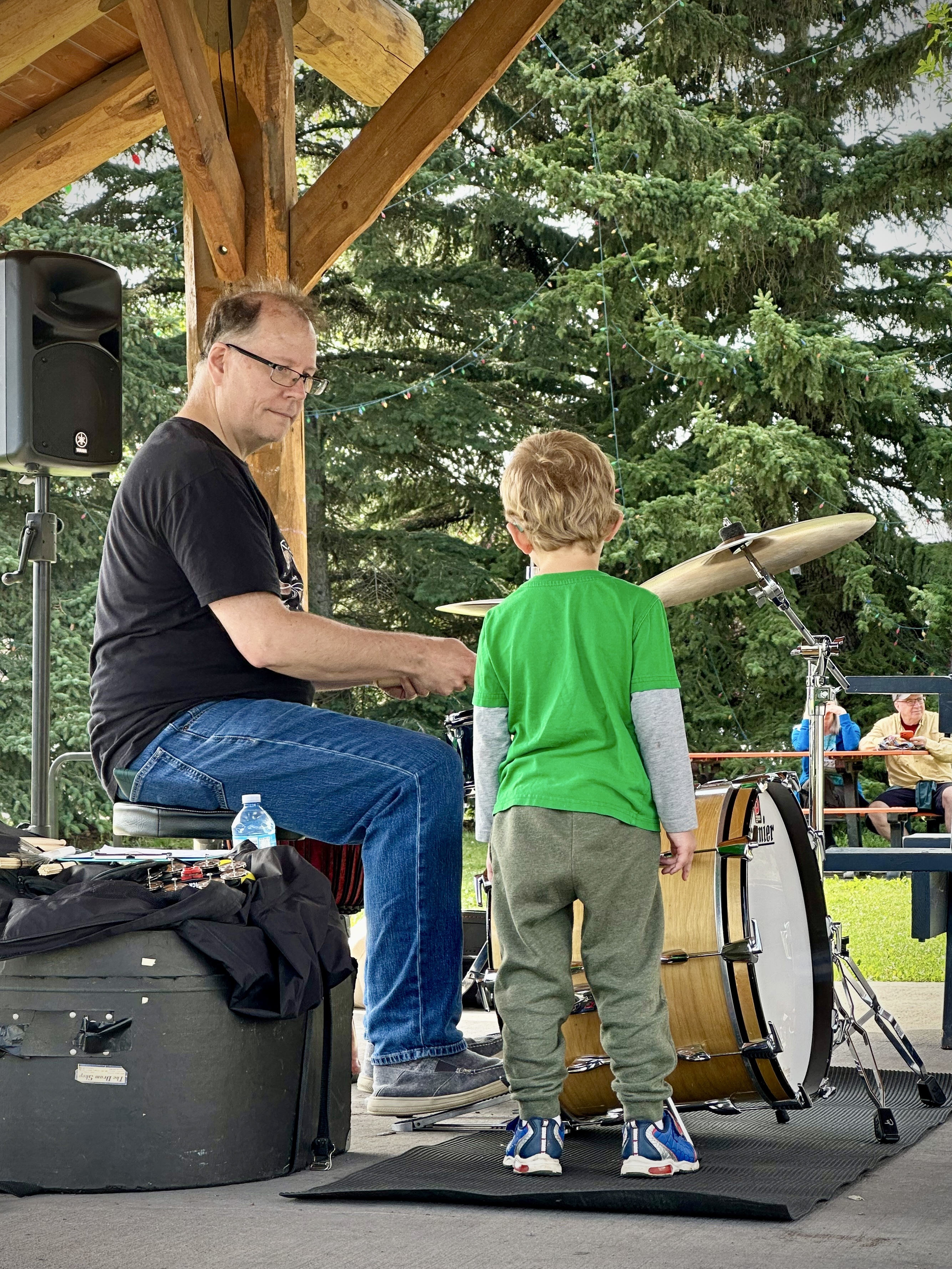 Skiers celebrating at the Hinton Nordic trails