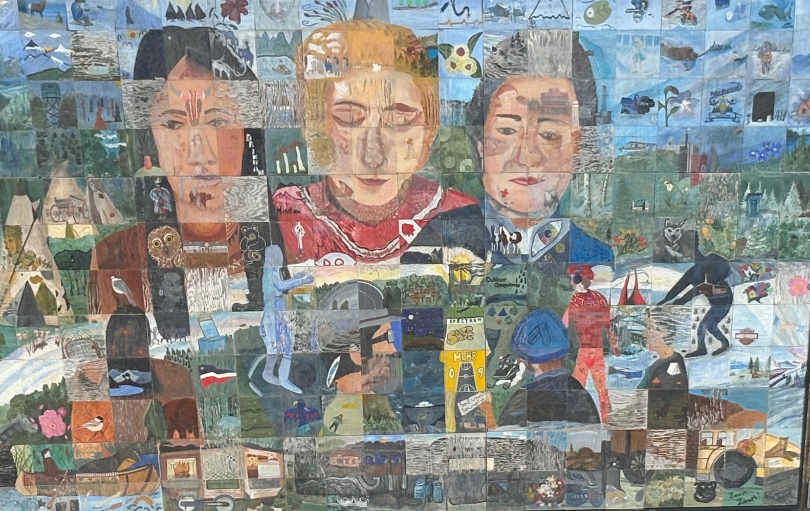 Artists and visitors exploring Hinton's creative spaces